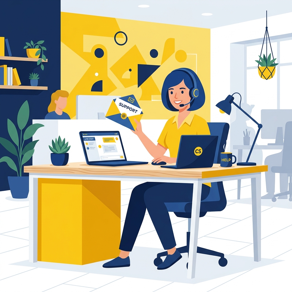 Webduo customer success illustration