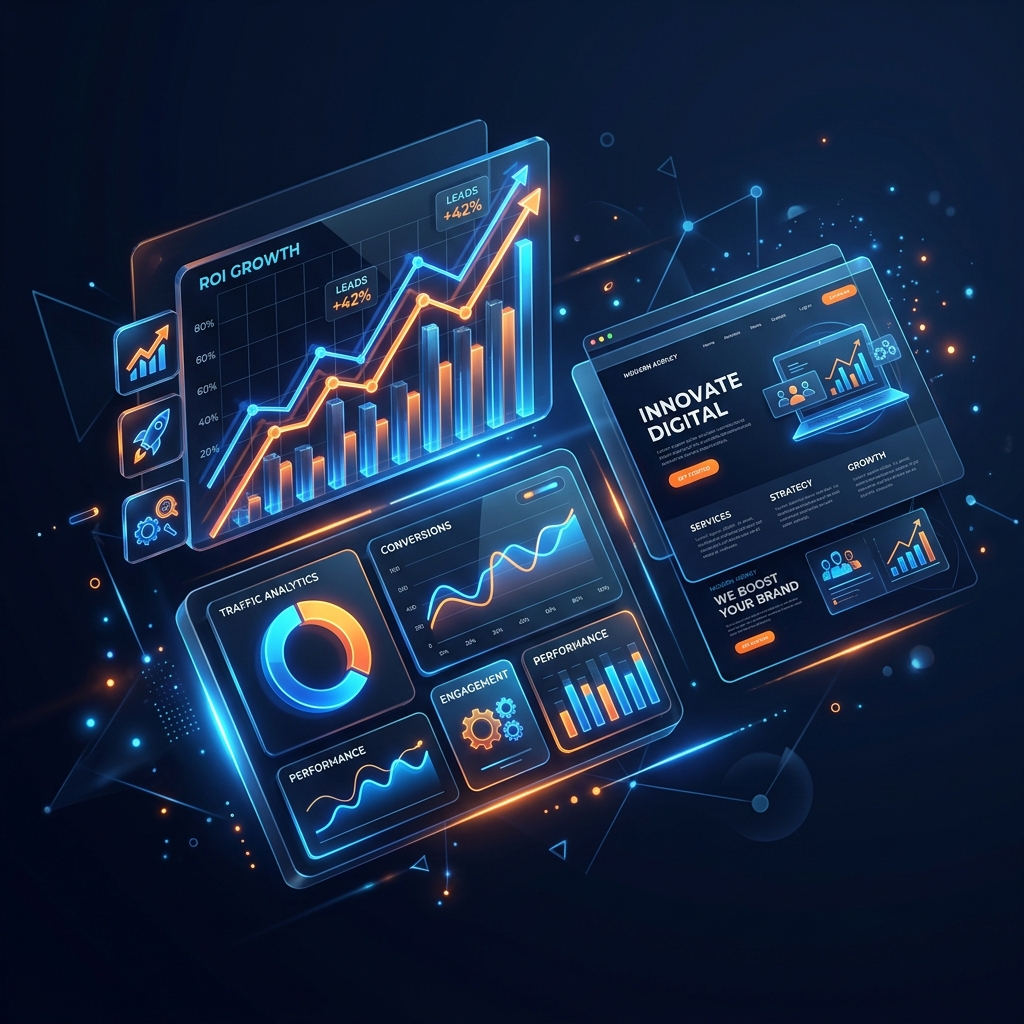 Webduo premium dashboard illustration
