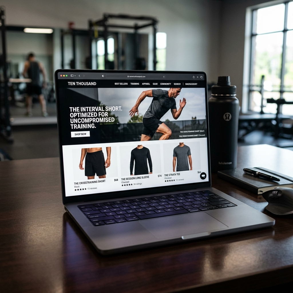 Ten Thousand Athletic Apparel E-Commerce