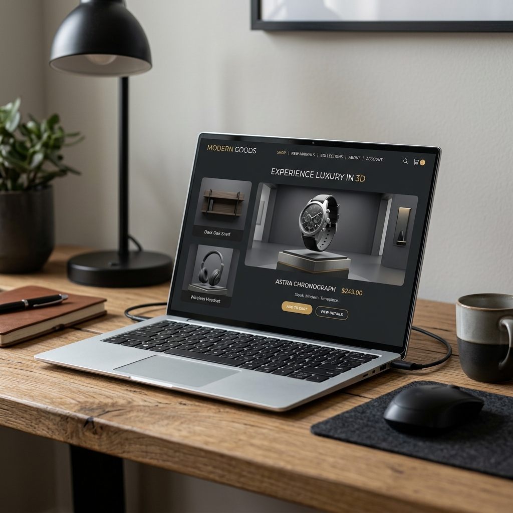 Vipin Shopify 3D Storefront